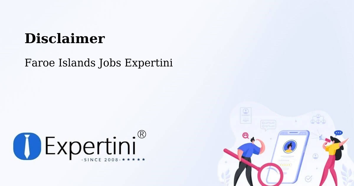 Disclaimer – Gerðar - Faroe Islands Jobs Expertini