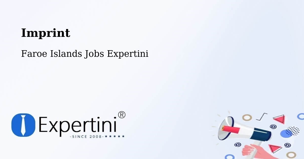Imprint – Gerðar - Faroe Islands Jobs Expertini
