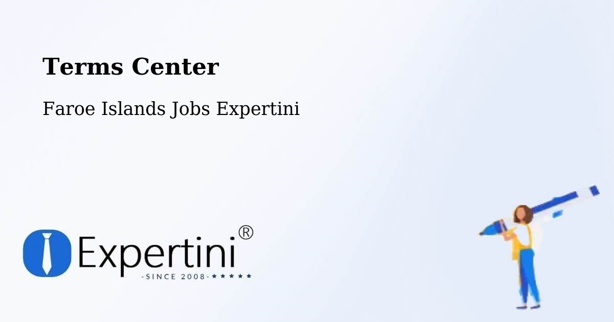 Terms of Service – Gerðar - Faroe Islands Jobs Expertini